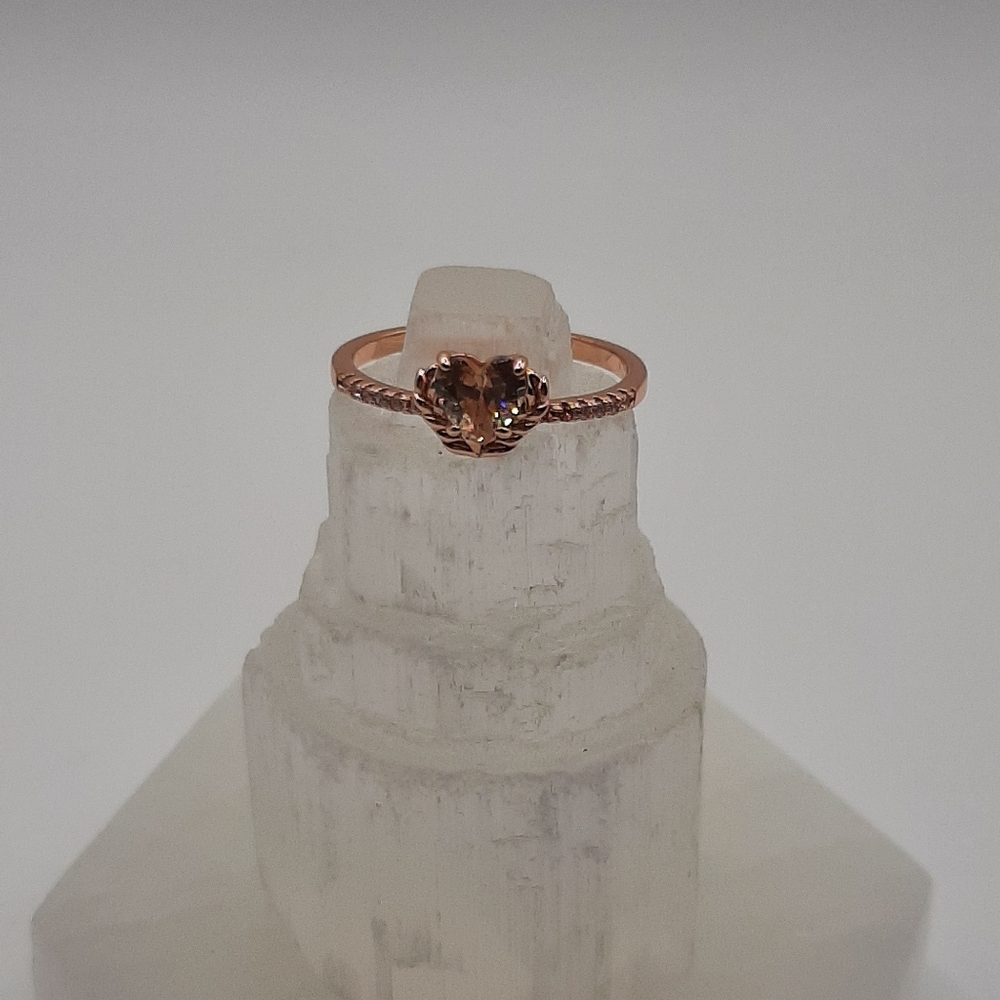 R1034 Champagne Ring Plated - Fragrant Jewels
